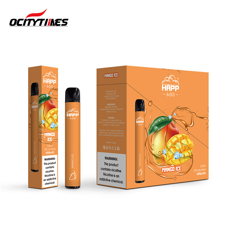 France hottest 600puffs disposable vape pen with oem package